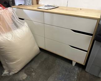 dresser white modern 