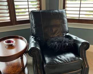 Leather recliner
