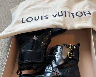 New in Box ~  Louis Vuitton women’s boot
Size 7