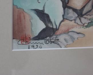 C Obata Stamp and Signature and Date