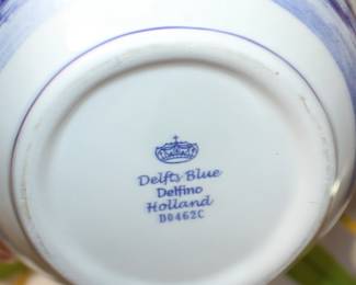 Delfts Blue Delfino Holland Vase