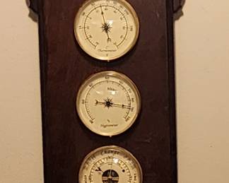 Temperature, Hygrometer & Barometer $30
