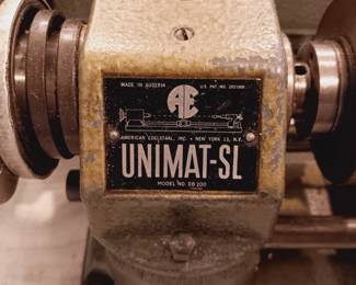 Unimat-SL miniature lathe (detail)...