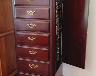 Lingerie chest with hidden jewelry panel (detail)...