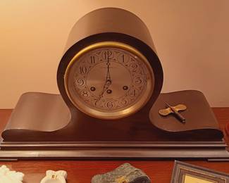 Very large mantel clock by J.B. Van Scriver Co....