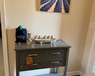 Four drawer entry table