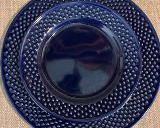 Cobalt blue dishes from Thailand
