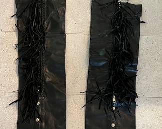 Leather chaps (NWT)