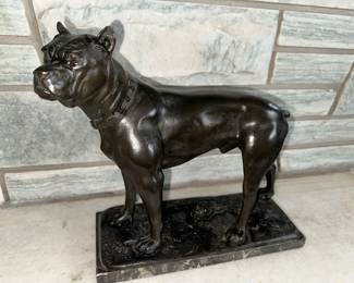 Outstanding bronze sculpture signed and dated by Walter Lenck 1920