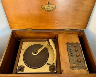 The Vintage “Bonnet Box” High Fidelity Phonograph by Guild…in amazing condition!!!