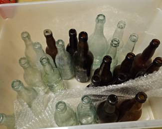 Pre-prohibition era elgin eagle brewery bottles