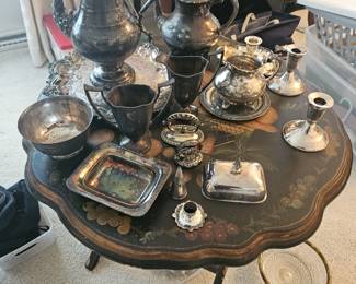 Antique Silver collection, some made in England 