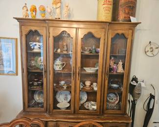 CHINA cabinet number 2, full of collections from around the world