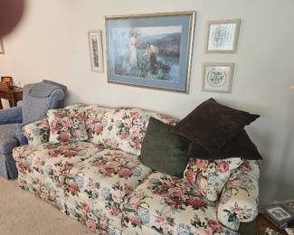 Couch and chair Ethan Allen