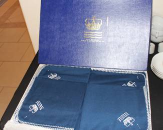 Royal Copenhagen linen set
