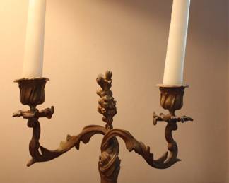 Antique candle holder