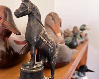 Cast Iron Horse on Tub. A.C. Williams