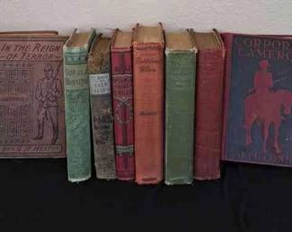 Eight Antique Books 
