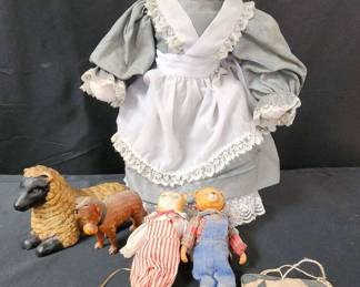 Original Orma Hand Painted Doll Friends