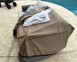 Outdoor couch and cover