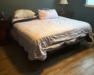 Adjustable head and foot King size bed