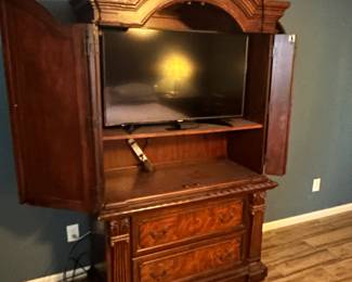 Armoire and TV