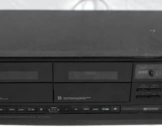 7619 - Sherwood DD-1010C Stereo Cassette Deck Double Cassette Deck You are buying a used as-is electric/electronic item. We do not guarantee all components are present and if it's not expressly stated, it is untested.
