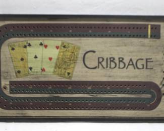 648 - Cribbage Board 21 x 11 Inch
