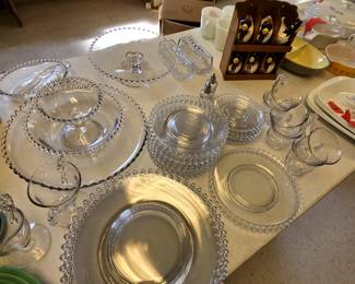 Candlewick crystal dishes