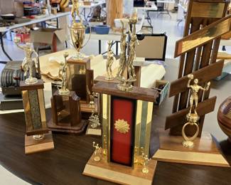 VINTAGE HOLY FAMILY SCHOOL TROPHIES