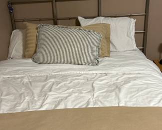 Metal Full Bedframe 52" W x 54" H $220