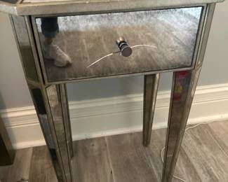 Mirrored Side Table - As IS $20