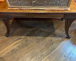 Small Banded Table 34" W x 18" D x 16" H $125