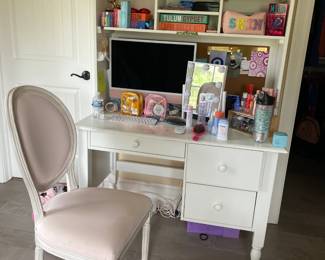 Desk with Hutch 45" W x 22" D x 30" H $195