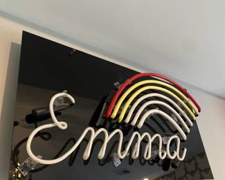 Emma Light up Sign 30" W x 16" H $45