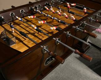 Fooseball Table Mahagony 65" W x 31" D x 34" H $450