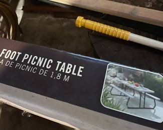 Lifeline NIB 6 ft picnic table 