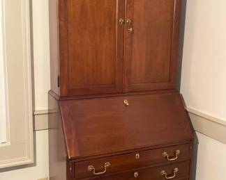 Vintage Jasper Cabinet Wooden Secretary Desk 