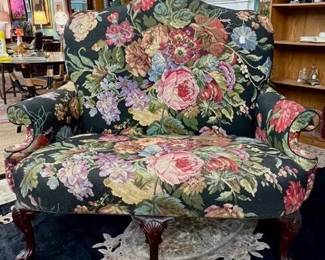 Magnificently upholstered love seat