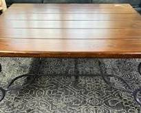 Large low square table