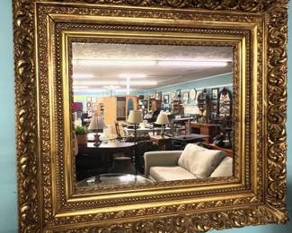 Large, beautifully framed mirror