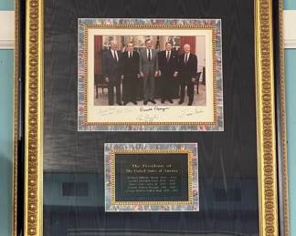 Commemorative presidents photograph