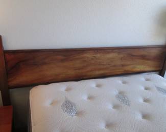 King-Size Koa Hawaiian Wood Headboard,                               1-Solid Wood Plank.  Size: 78" X 47" High