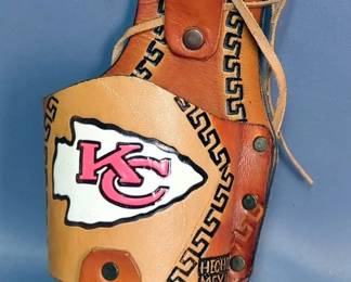 Chiefs Tis The Season Sign, KC Wolf Stuffed Animal, Patrick Mahomes Tree Ornament, Chiefs License Plate And More, Qty 7