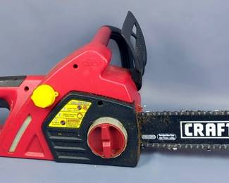 Craftsman 16" Electric Chainsaw, Model 358.341190, Powers On