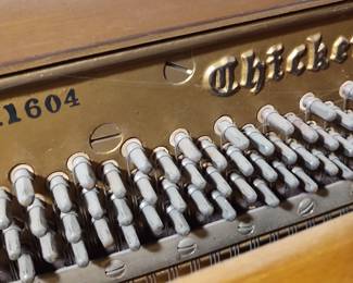Vintage Chickering Console Piano #211604