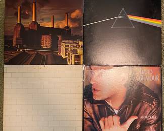 Pink Floyd: “Dark Side of The Moon”, “The Wall”, “Animals”, David Gilmour 