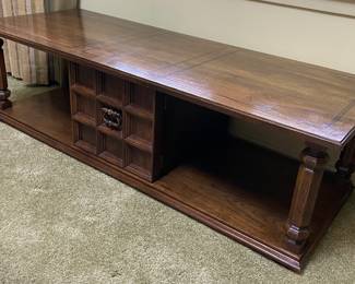 Approximately 58”x22” Coffee Table 