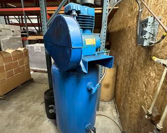 PRE-SELLING 
2 stage air compressor. 7.5 horsepower. Tank replaced within past 10 years.