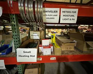 Small Heating Mat, Swivelier Light Flex Lamp Holders , Moisture Meters